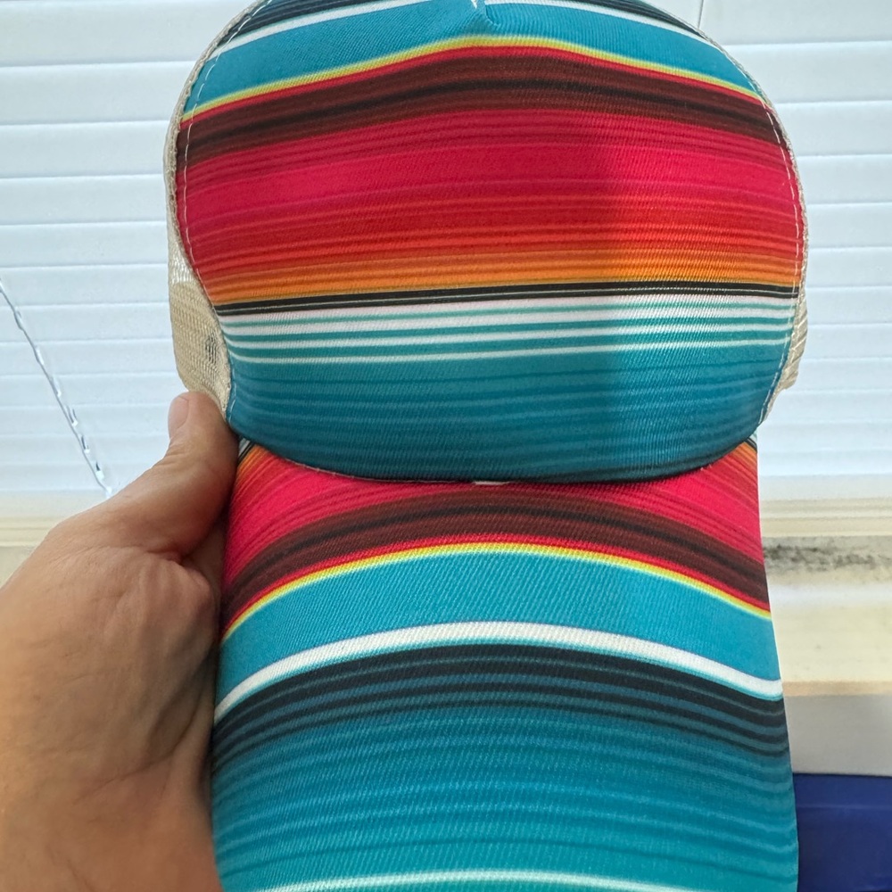 NWT Boutique Boho Western Ponytail Hat
